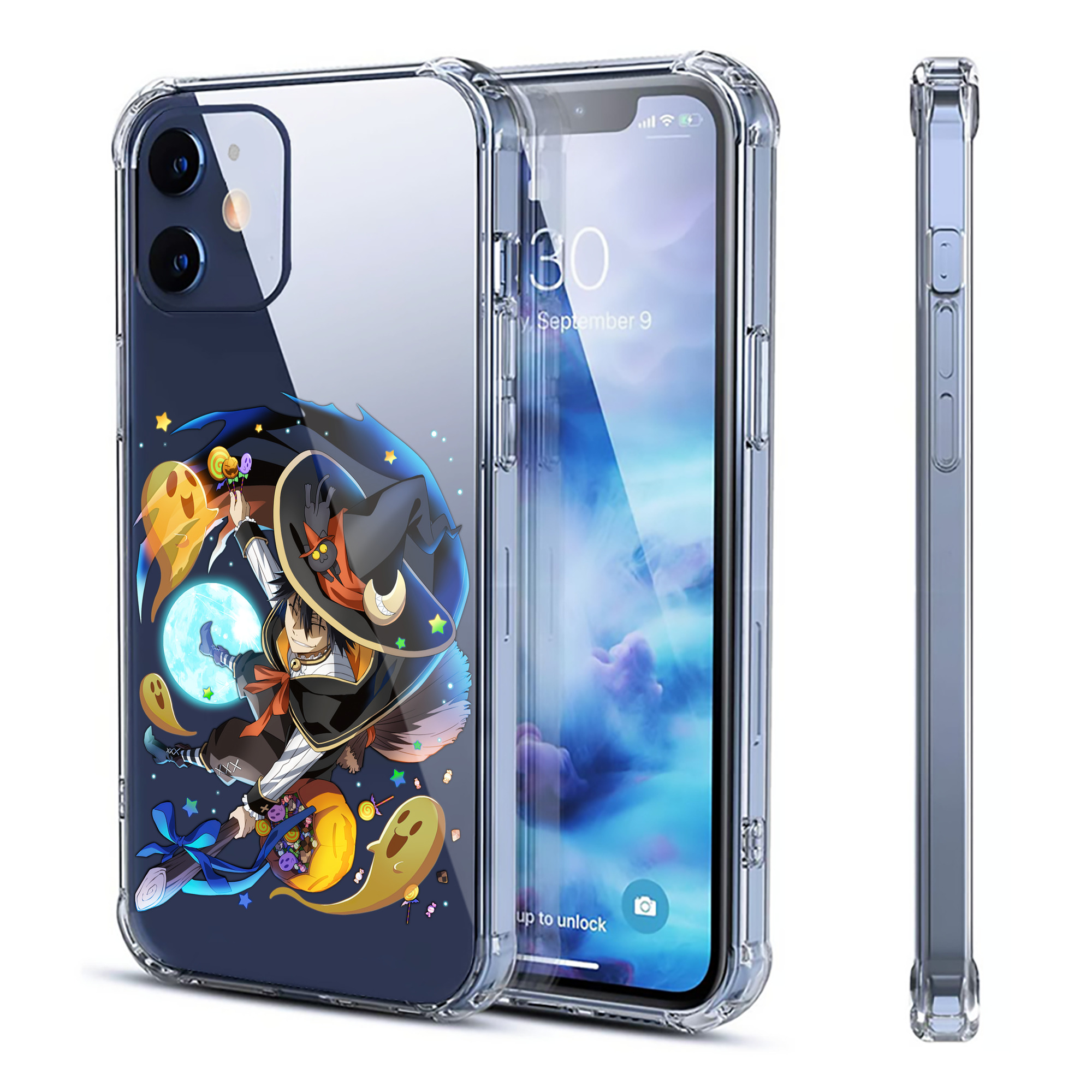 （画像用） 文豪ストレイドッグス Bungo Stray Dogs 【iPhone 12シリーズ対応】透明スマホケース（クリアソフトケース）